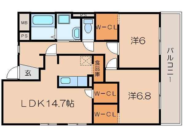 入場ハイツの物件間取画像